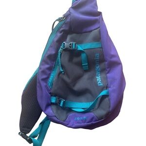 Patagonia Atom Sling Bag - Purple and Black
